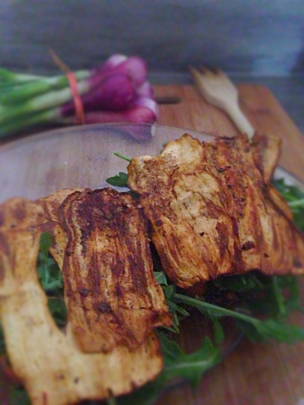 Raw Vegan BLT with Eggplant Bacon Recipe - Raw at 50