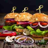 raw brazil nut burger