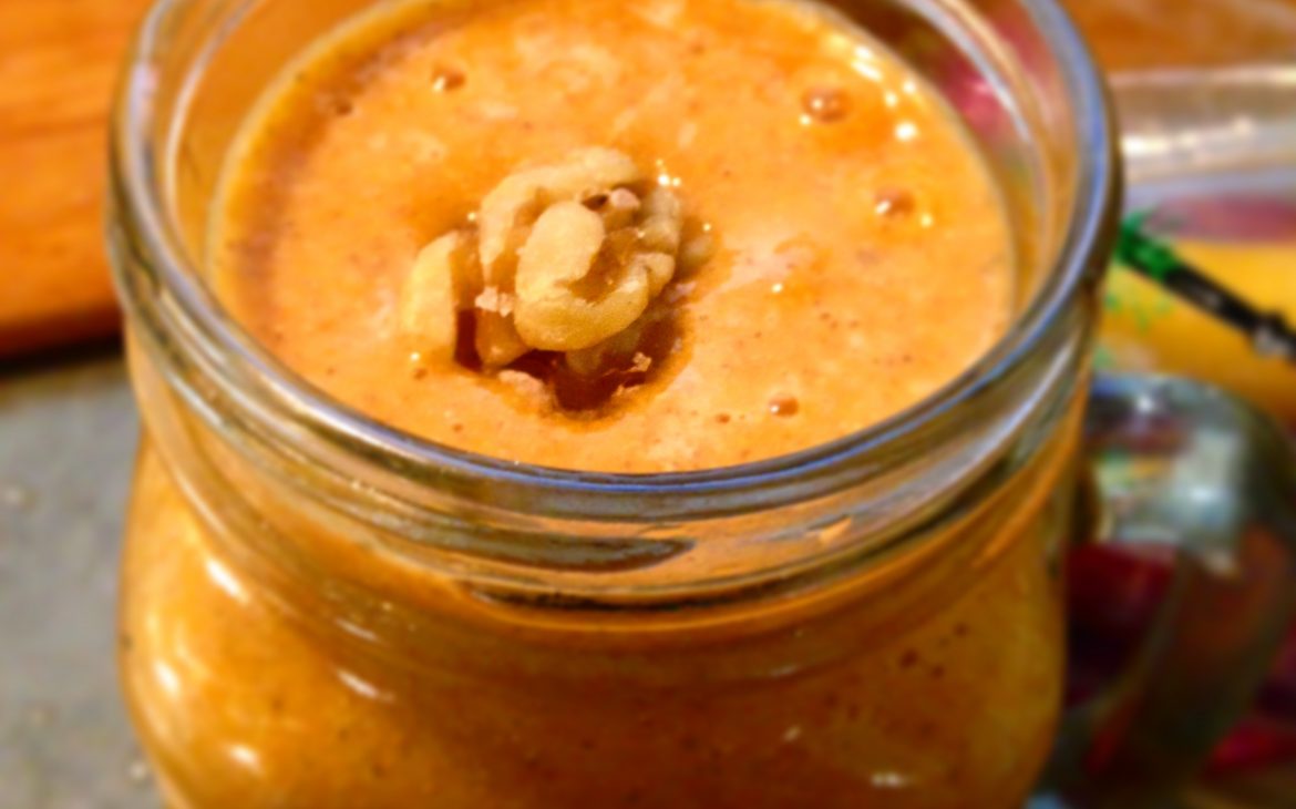 Raw Vegan Carrot Cake Smoothie Recipe - Raw at 50