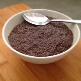 dark chocolate chia seed pudding